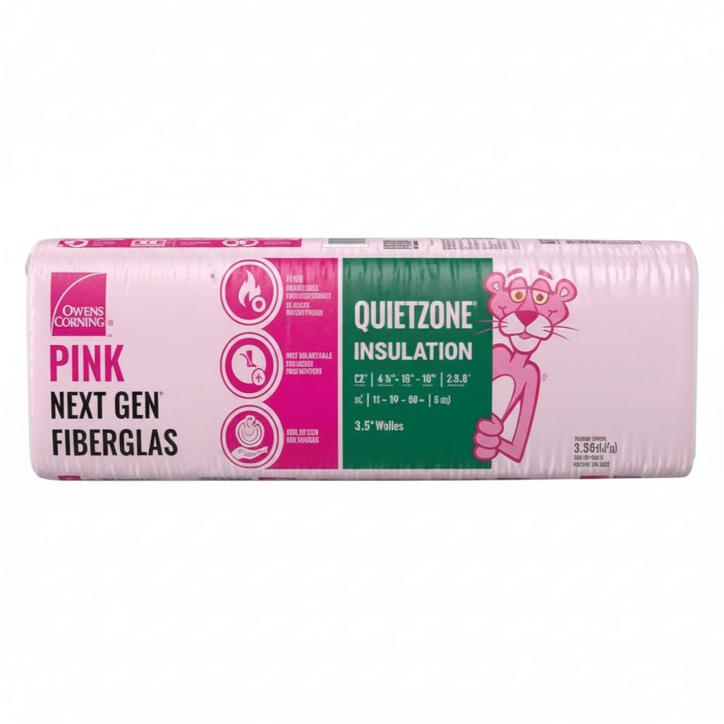 QuietZone® PINK NEXT GEN® FIBERGLAS® insulation