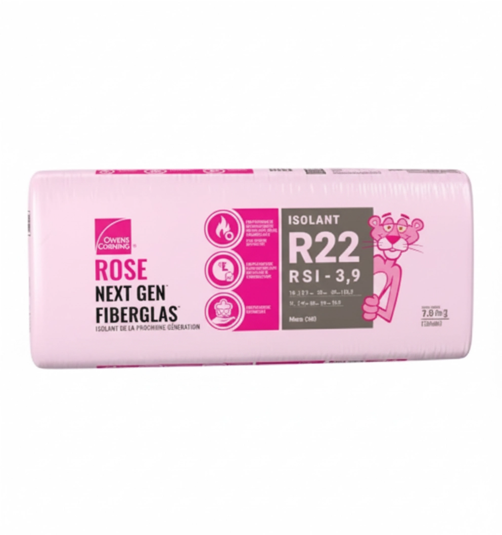 R-22 PINK NEXT GEN FIBERGLAS Insulation
